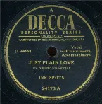 Pochette Just Plain Love / Just for Me