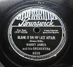 Pochette Blame It on My Last Affair / Love's a Necessary Thing