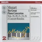Pochette The Great Piano Concertos 1: Nos. 19, 20, 21, 23, 24 / 2 Concert Rondos