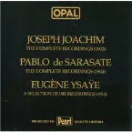 Pochette Joachim / Sarasate / Ysaÿe
