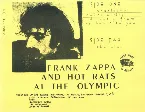 Pochette Frank Zappa and Hot Rats at the Olympic