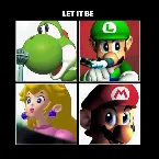 Pochette Let It Be but with the Mario 64 Soundfont