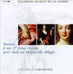 Pochette Sonates à un et deux violons avec viole ou violoncelle obligés