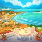 Pochette a coffee by the sea