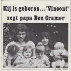 Pochette Hij is geboren…‘Vincent’ zegt papa Ben Cramer / Bedankt, namens Vincent
