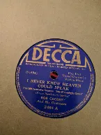 Pochette I Never Knew Heaven Could Speak / Rose of Washington Square