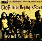 Pochette A & R Studios: New York 26th August 1971