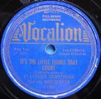 Pochette It's the Little Things That Count / Saving Myself for You