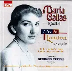 Pochette Maria Callas Recital (Live in London 27-2-1962)