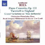 Pochette Piano Concerto, op. 132 “Farewell to England” / Grand Variations on “Rule Britannia”