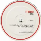 Pochette Don't You Love Me Anymore / Keep Me Waiting