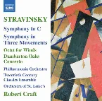 Pochette Symphony in C / Symphony in Three Movements / Octet for Winds / Dumbarton Oaks Concerto