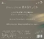 Pochette Tears from Babylon: Piano Transcriptions
