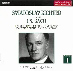 Pochette Sviatoslav Richter Plays J.S. Bach, Volume I