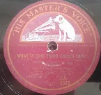 Pochette What Is This Thing Called Love? / I Dream of You