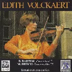 Pochette Hommage à Edith Volckaert: B. Bartok, Concerto n° 2 / M. Bruch, Concerto op. 26