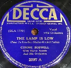 Pochette The Lamp Is Low / Stra-Va-Na-Da