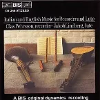 Pochette Italian and English Music for Recorder and Lute