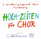 Pochette HOCH‐ZEITEN für Chor