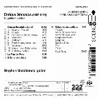 Pochette Enrique Granados: Gitarrenwerke "La guitarra poética"
