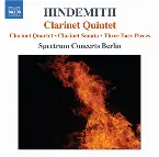 Pochette Clarinet Quintet / Clarinet Quartet / Clarinet Sonata / Three Easy Pieces