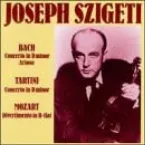 Pochette Szigeti Plays Bach, Tartini & Mozart