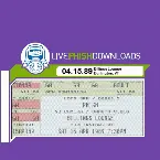 Pochette 1989-04-15: University of Vermont, Burlington, VT, USA