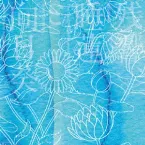 Pochette 残響、睡蓮と向日葵