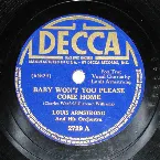 Pochette Baby Won't You Please Come Home / Shanty Boat on the Mississippi