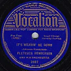 Pochette It's Wearin' Me Down / Rhythm of the Tambourine