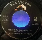 Pochette A Dear John Letter / Too Used to Being With You
