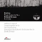 Pochette Brahms: Piano Concerto no. 1 / Richard Strauss: Burleske