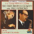 Pochette The Dave Brubeck Quartet With Paul Desmond – N.Y.C., Carnegie Hall, February 22, 1963