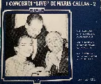 Pochette I Concerti "Live" di Maria Callas - 2