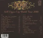 Pochette Stiff Upper Lip World Tour 2000