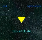 Pochette Isocèlitude