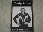 Pochette Craig Giles Sings for You