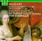 Pochette Flute & Harp Concerto KV 299 / Oboe Concerto KV 314 / Bassoon Concerto KV 191 (Amsterdam Baroque Orchestra feat. conductor Ton Koopman)