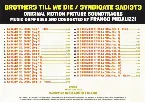 Pochette Brothers Till We Die / Syndicate Sadists (original Motion Picture Soundtracks)
