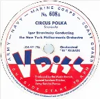 Pochette Stravinsky: Circus Polka / Purcell: Trumpet Tune and Air / Bach: Goldberg Variation no. 16