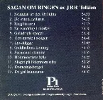 Pochette Sagan Om Ringen