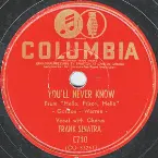 Pochette You'll Never Know / Close to You