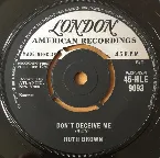 Pochette Don't Deceive Me / I Burned Your Letter