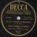 Pochette Play a Simple Melody / Sam’s Song (The Happy Tune)
