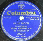 Pochette Blue Moon / Throwin' Stones at the Sun