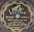 Pochette West Wind / Sing an Old Fashioned Song