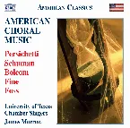 Pochette American Choral Music