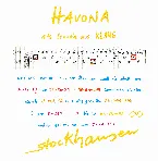 Pochette HAVONA: 14. Stunde aus KLANG