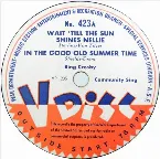 Pochette Wait ’till the Sun Shines Nellie / In the Good Old Summer Time / Let Me Call You Sweetheart / For Me and My Gal