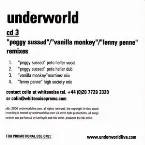 Pochette Peggy Sussed / Vanilla Monkey / Lenny Penne (Remixes)